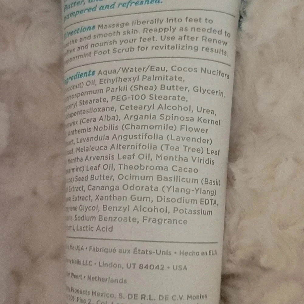 🌴3/$15🌴 Soothing foot cream by Jamberry men women sealed Spa